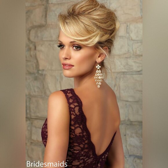 💜 Morilee Madeline Gardner Style 714 Bridesmaid/Formal Gown - US 12 - Eggplant - Picture 12 of 12